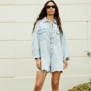 Zara TRF Denim Jumpsuit / Romper